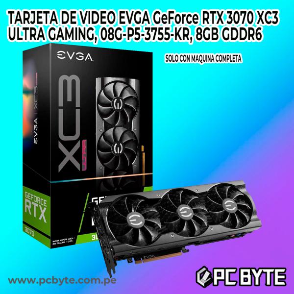 Tarjeta de discount video 3070 precio