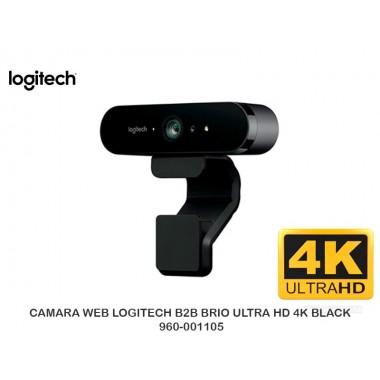 CAMARA WEB LOGITECH B2B BRIO ULTRA HD 4K BLACK 960