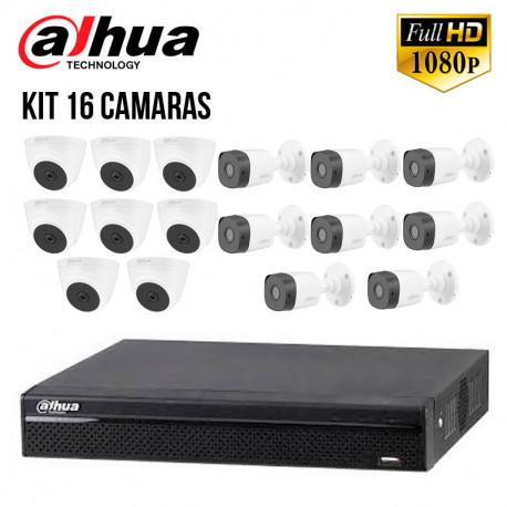 kit de 16 camaras dahua